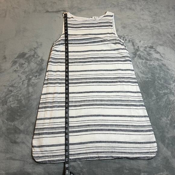 BeachLunchLounge Alina Sleeveless Stripe Linen Blend Shift Dress Size Small - Picture 11 of 11